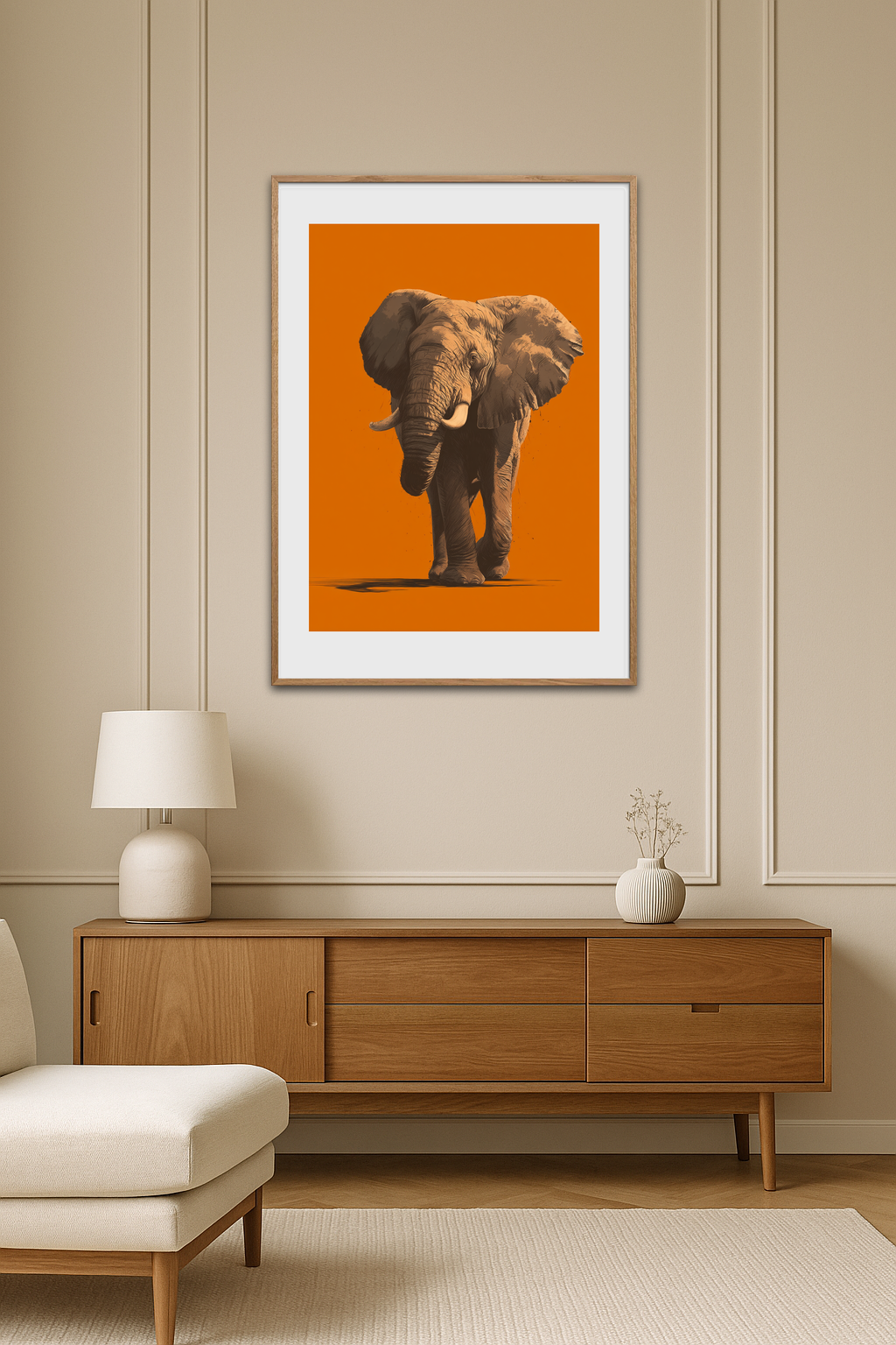 Genlyd af varm trompet - Room Environment (Tall Format)