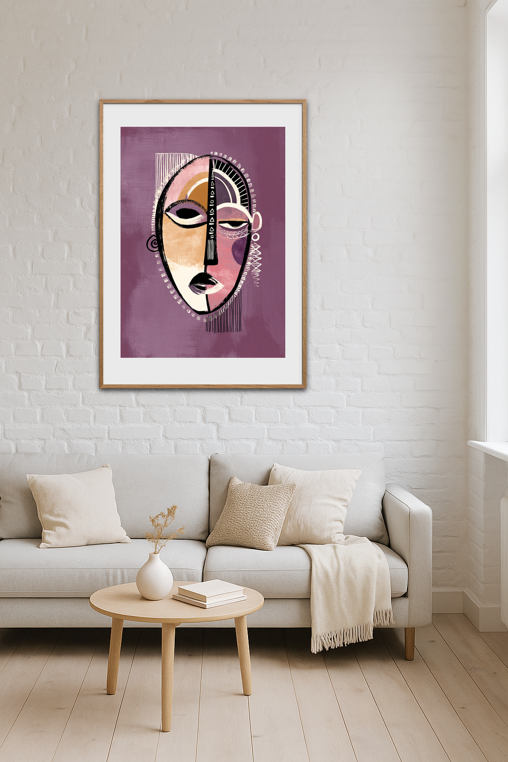 Stille rytme i ansigtet - Room Environment (Tall Format)