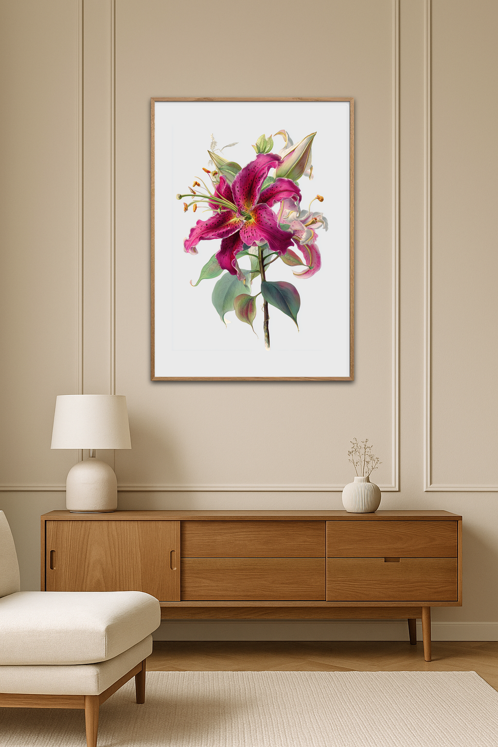 Hviskende sødme i blomst - Room Environment (Tall Format)