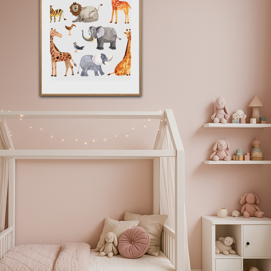 Savannens dæmpede rytme - Room Environment (Tall Format)